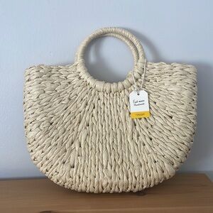 NWT L’occitane Handmade Straw Bag